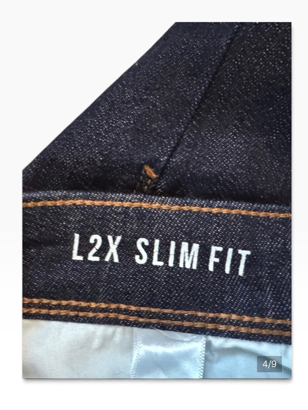 DU/ER L2X Slim Fit Performance Denim Jeans Men's 30x30 Dark Wash - Picture 4 of 9
